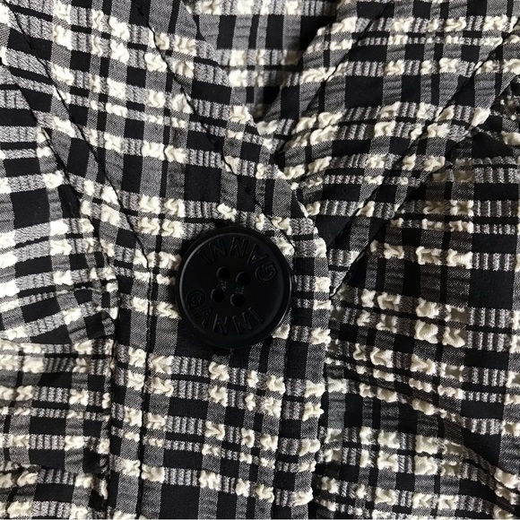 Ganni Plaid Seersucker Dress - Picture 4 of 7